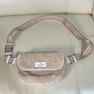 Kate Spade Tan Plush Belt Bag